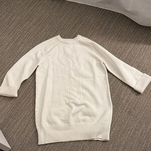 English Factory white sweater dress